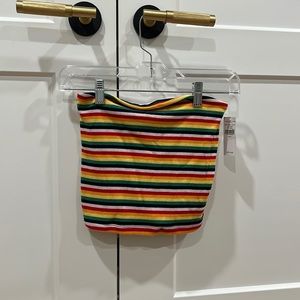Stripe tube top